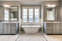 C&M Cabinets and Millwork custom master bathroom