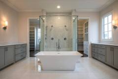 C&M Cabinets and Millwork custom master bathroom