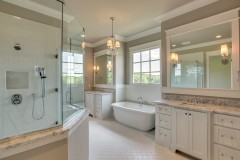 C&M Cabinets and Millwork custom master bathroom