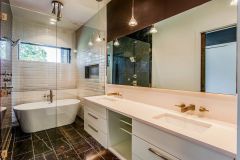C&M Cabinets and Millwork Contemporary Bath
