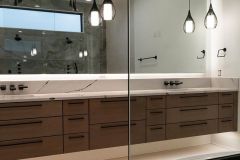 C&M Cabinets and Millwork Contemporary Bath