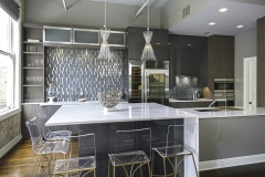 C&M Cabinets and Millwork Contemporary Kitchen METRO Takase Teak Bigio