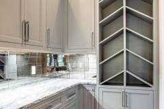 C&M Cabinets and Millwork custom wet bar and wine rack
