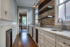 C&M Cabinets and Millwork custom wine wet bar