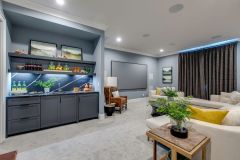 C&M Cabinets and Millwork custom wet bar