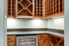 C&M Cabinets and Millwork custom wine room